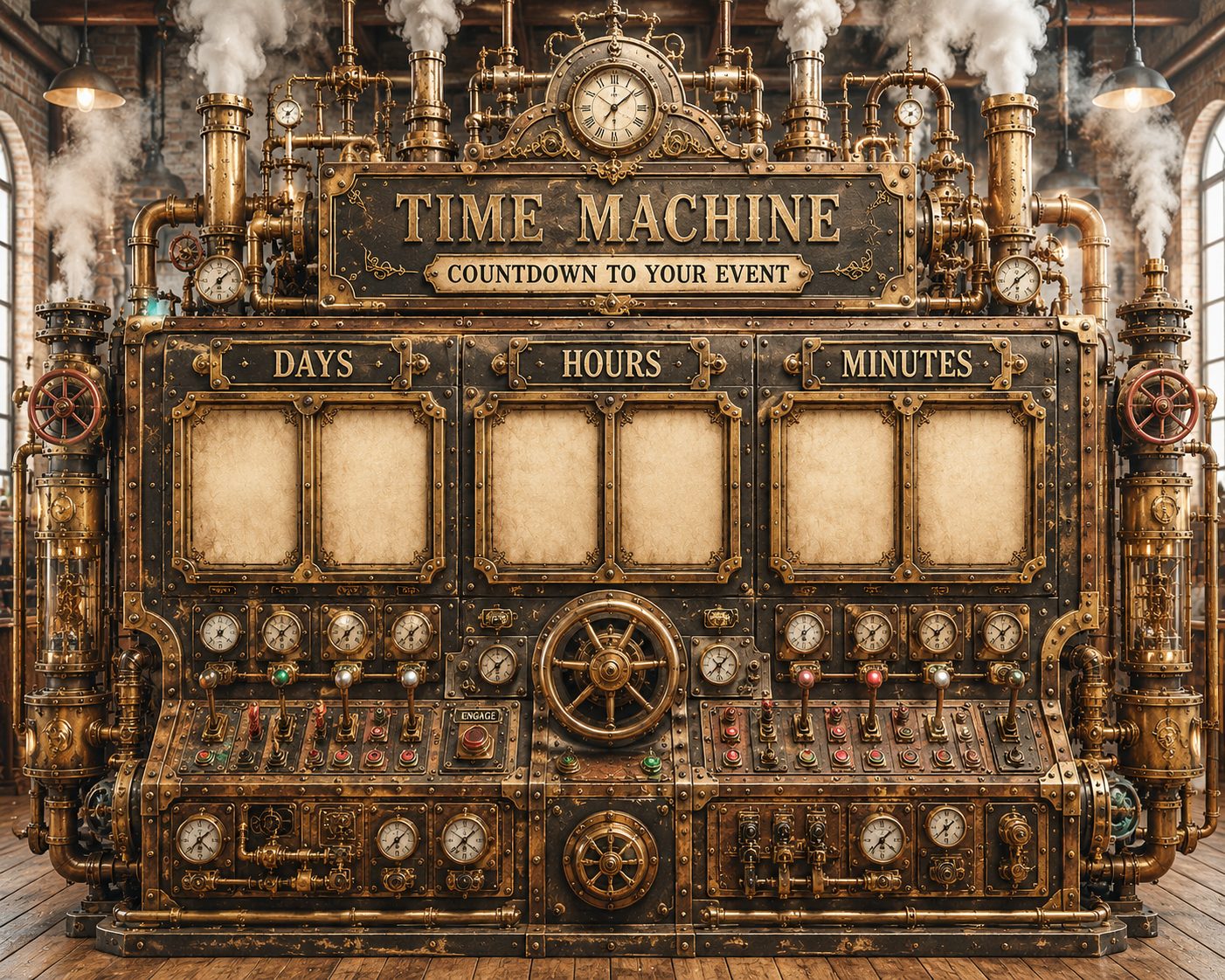 Steampunk time machine